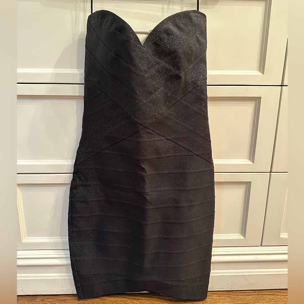 Black bandage dress